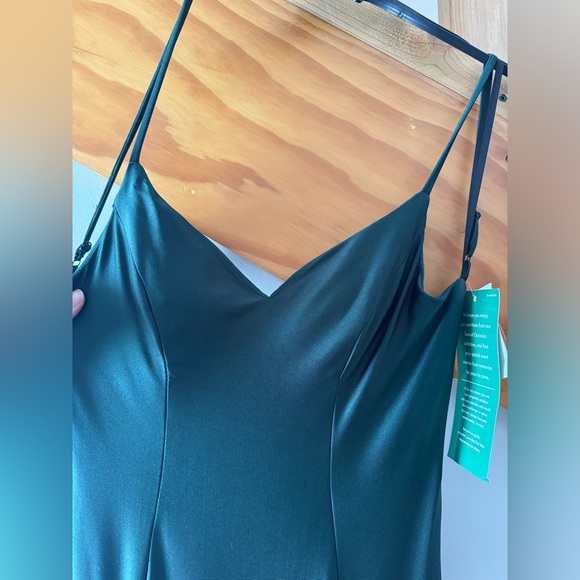 Hunter Green Prom Dress - Picture 2 of 7